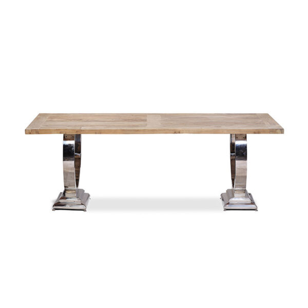 French country classic solid wood furniture dining table