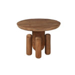 Small corner round coffee table
